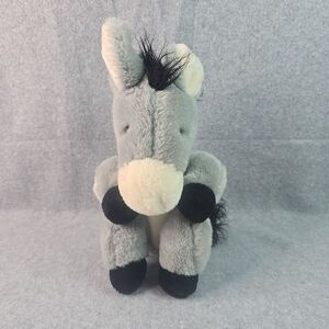 24K Polar Puff Donkey Faux Hair 10in Plush Vintage 1985 Plushies Stuffies Lovies